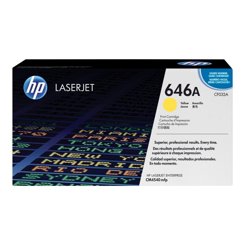 HP 646A Gelb LaserJet Tonerpatrone (CF032A)