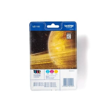 BROTHER LC1100 Rainbow Pack Gelb, Cyan, Magenta Tonerpatrone