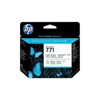 HP 771 Hellgrau, Photo schwarz Druckkopf