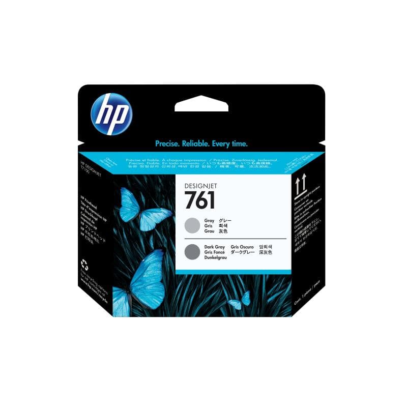 HP 761 Grau, Dunkelgrau Druckkopf