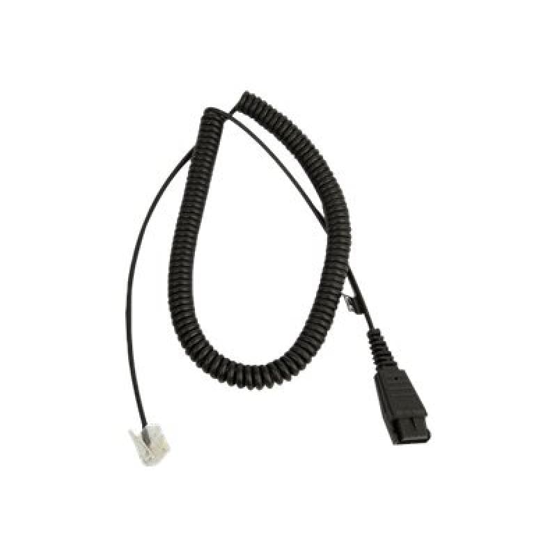 JABRA LINK¿ Anschlussskabel QD auf RJ11, gewendelt