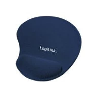 LOGILINK Mauspad LogiLink mit Gel-Handballenauflage Silikon blau