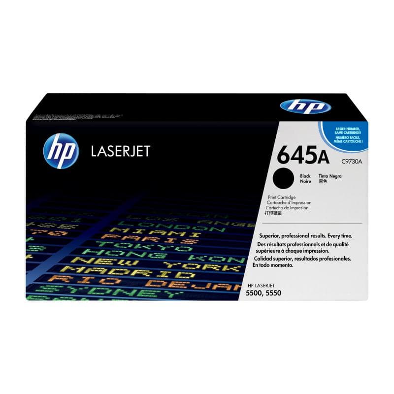 HP 645A Schwarz LaserJet Tonerpatrone (C9730A)