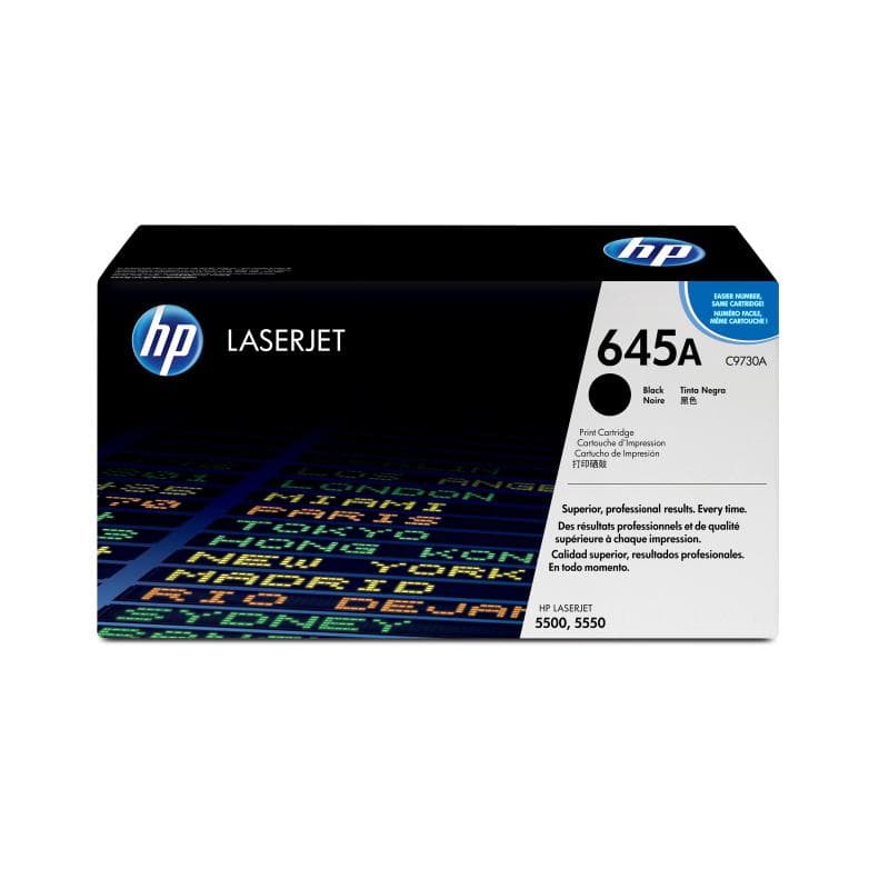 HP 645A Schwarz LaserJet Tonerpatrone (C9730A)