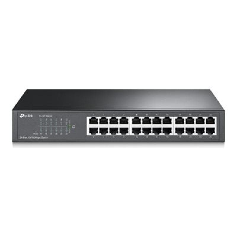 TP-LINK 24-Port 10/100 Mbps Switch 13″ Unmanaged