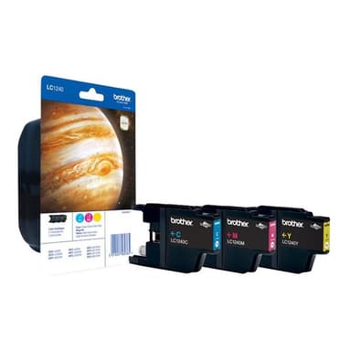 BROTHER LC1240 Rainbow Pack Gelb, Cyan, Magenta Tintenpatrone