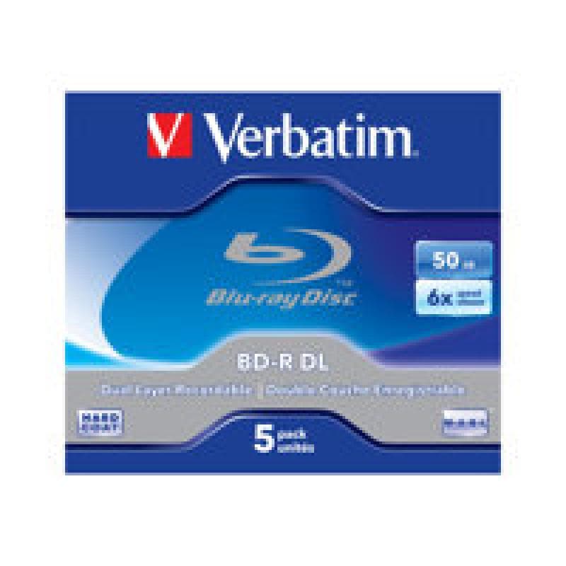 VERBATIM MED BD-R 50GB 6x 005er JC