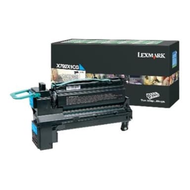 LEXMARK Besonders hohe Ergiebigkeit Cyan Tonerpatrone LCCP, LRP