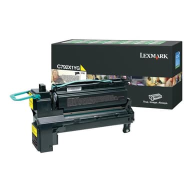 LEXMARK Besonders hohe Ergiebigkeit Gelb Tonerpatrone LCCP, LRP