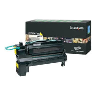 LEXMARK Besonders hohe Ergiebigkeit Gelb Tonerpatrone LCCP, LRP