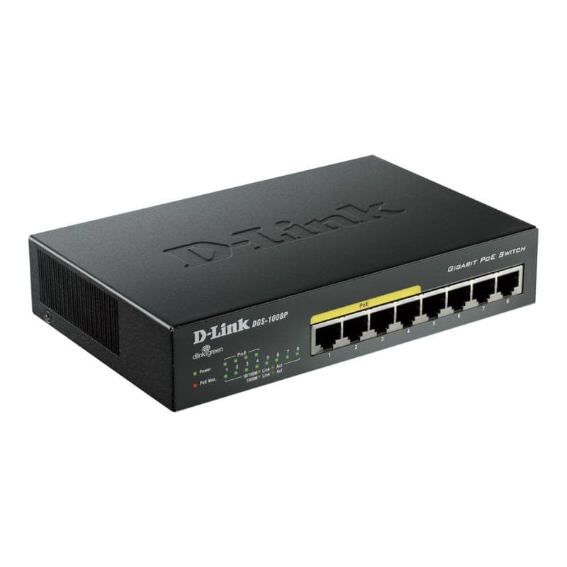 D-LINK 8-Port Layer2 PoE+ Gigabit Switch