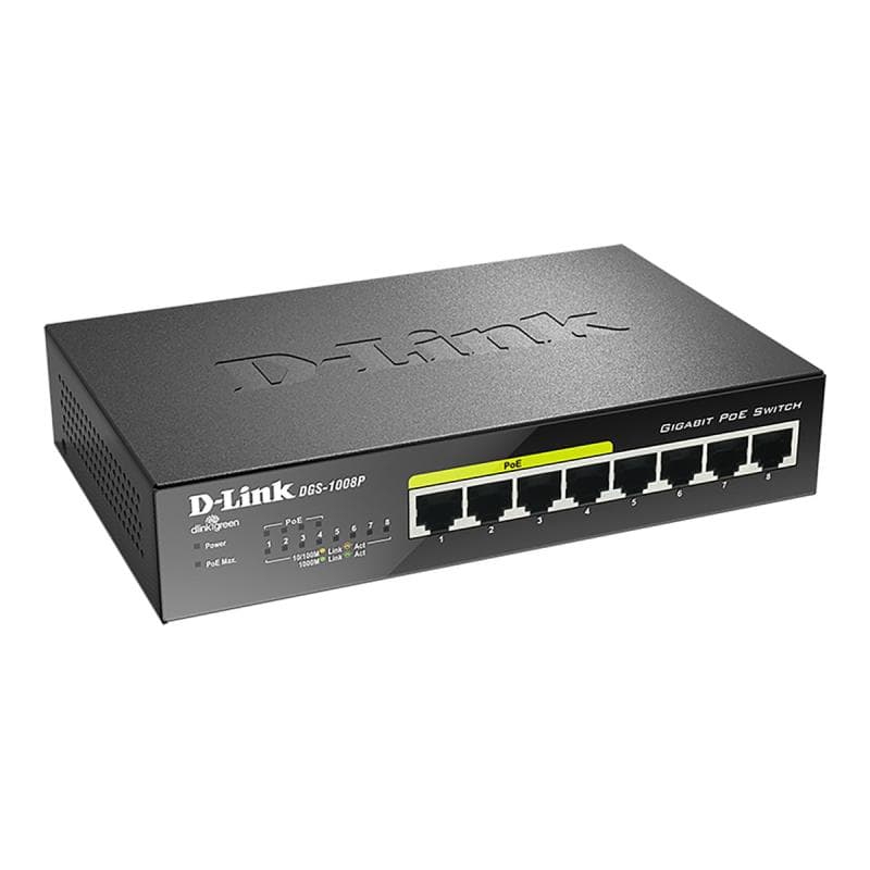 D-LINK 8-Port Layer2 PoE+ Gigabit Switch