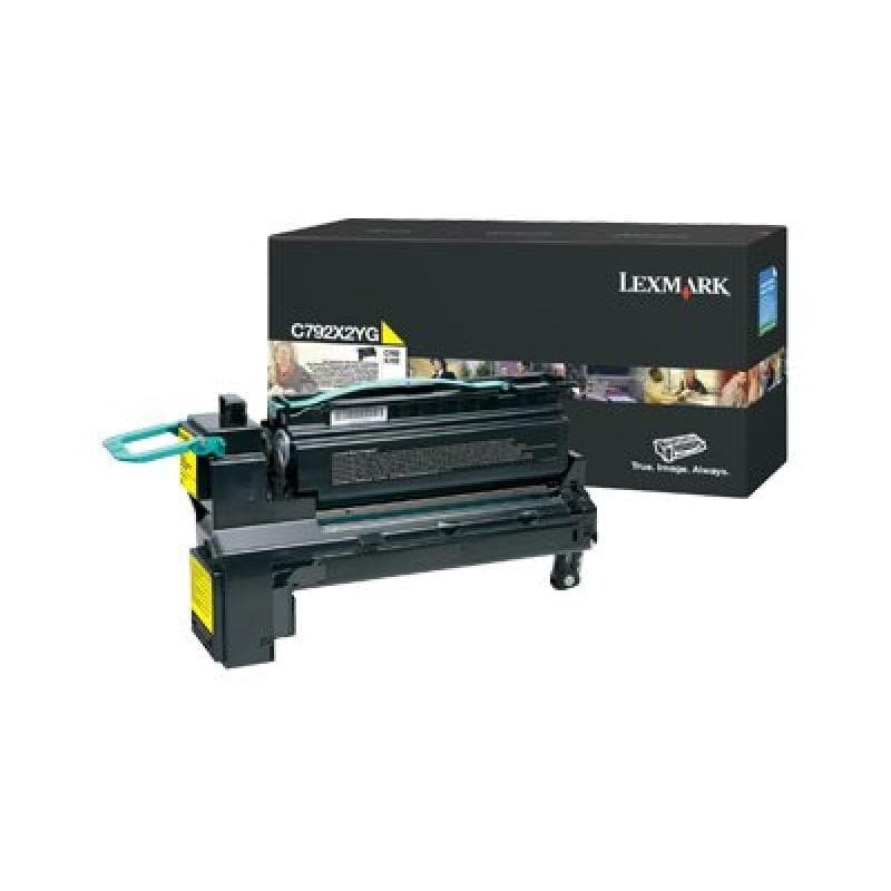 LEXMARK Besonders hohe Ergiebigkeit Gelb Tonerpatrone LCCP