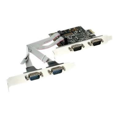 INLINE Schnittstellenkarte 4x Seriell 9-pol PCIe PCI-Express
