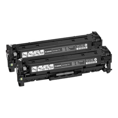CANON 718 Black 2er Pack Schwarz Tonerpatrone