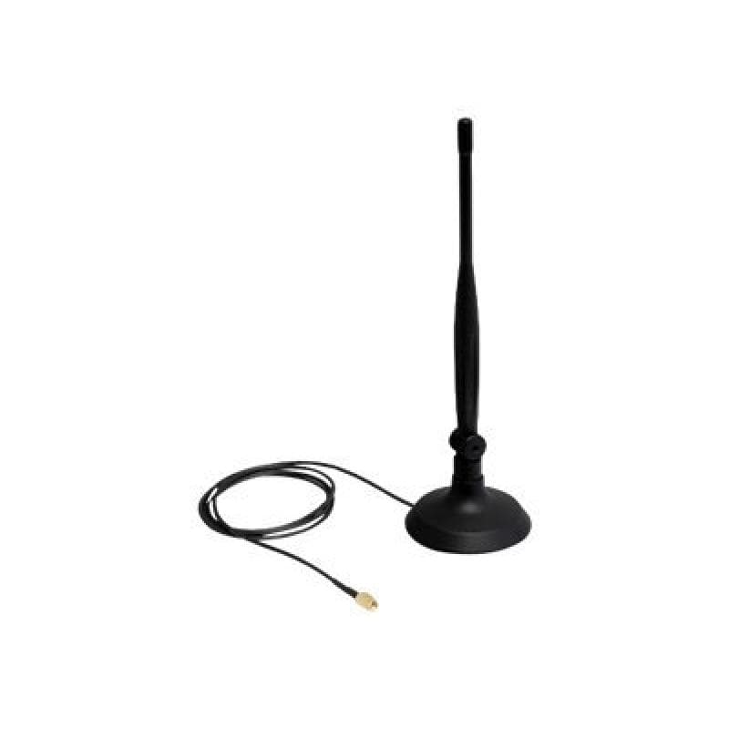 DELOCK SMA mit magnetischem Standfuß+Kippgelenk 4 dBi schwarz