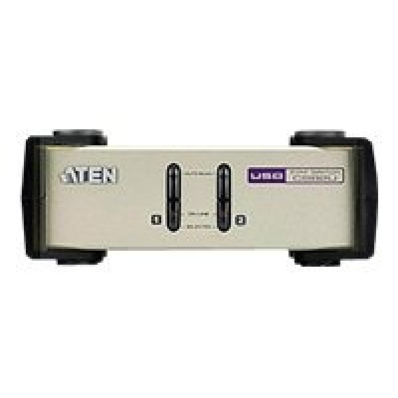 ATEN Adapter KVM Switch CS82U PS/2 und USB 2-fach Desktop mit Anschlusskabeln