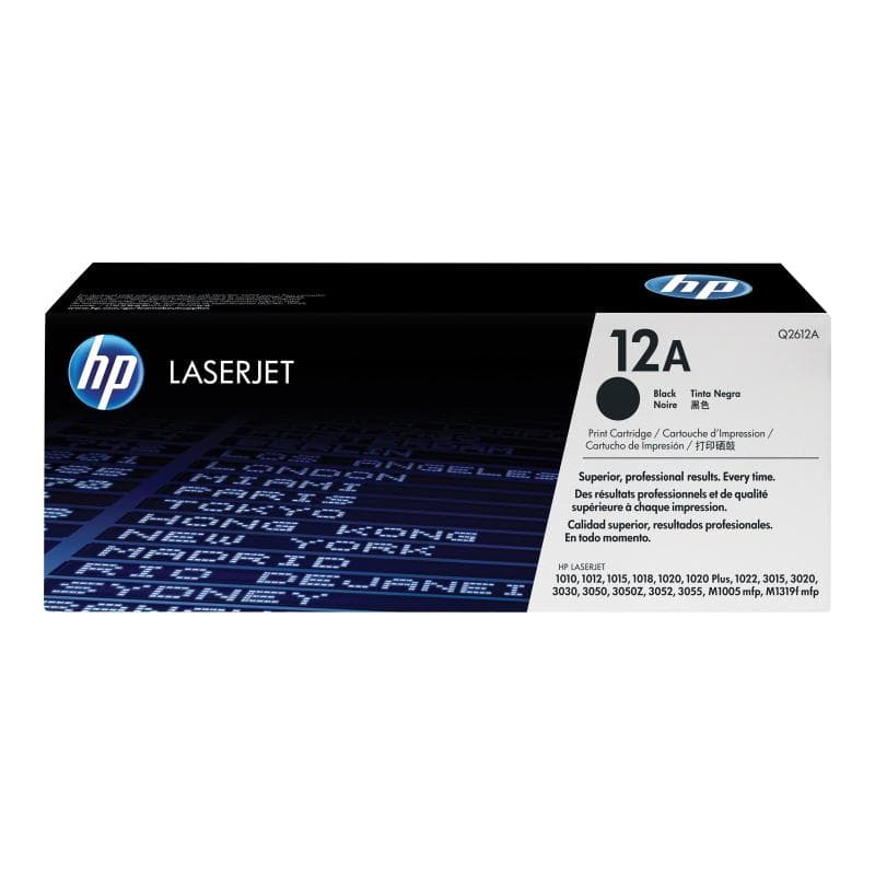 HP 12A Schwarz LaserJet Tonerpatrone (Q2612A)