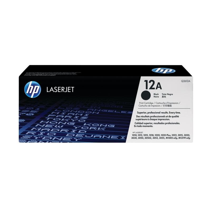 HP 12A Schwarz LaserJet Tonerpatrone (Q2612A)