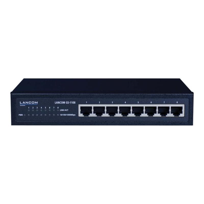 LANCOM GS-1108 - Switch - 8 x 10/100/1000