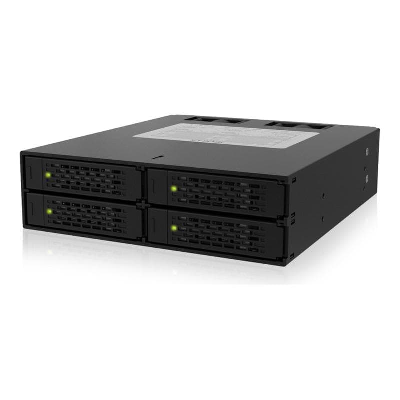 IcyDock 4x2.5″ SATA/SAS to 5.25″ Bay
