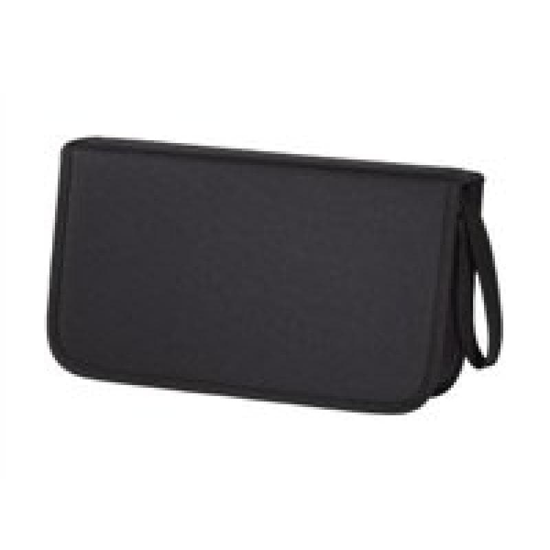 CD-/DVD-Nylontasche 104, Schwarz