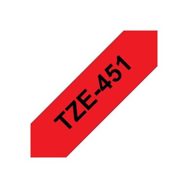 Brother TZE451 Ruban Noir / Red 24mm