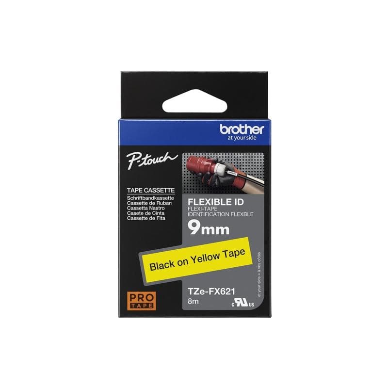 BROTHER TZEFX131/glb/bk/8m/12mm/flex/PT1000