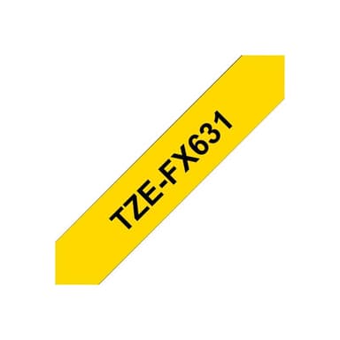 Tape TZEFX631/glb/bk/8m/12mm/flex/PT1000