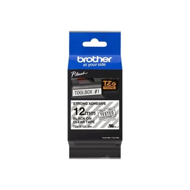 BROTHER TZES131/ transp/bk /8m/12mm/PT 1000