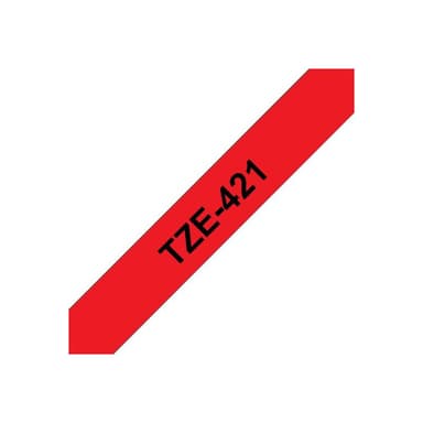 Tape TZE421 / rot/bk /8m/9mm/Ptouch 1000