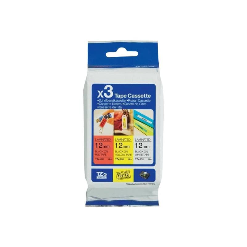 Brother TZE-Multipack 3er TZE231 weiß schwarz