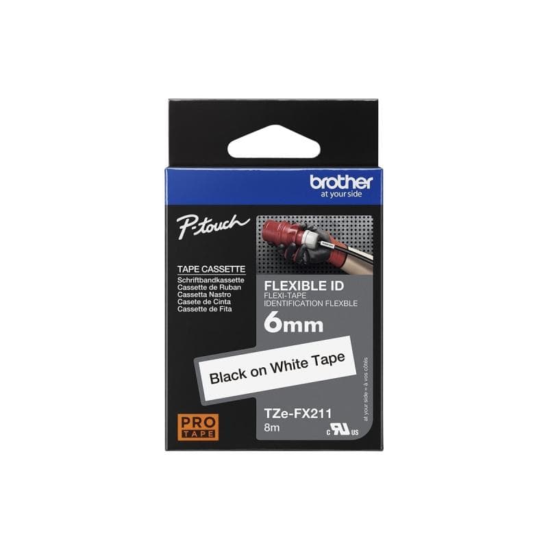 BROTHER Farbband weiß/schwarz
