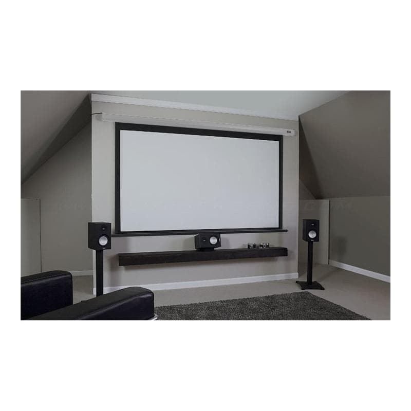 Elite Screens Motor Beamerleinwand  16:9 221*124cm weiß