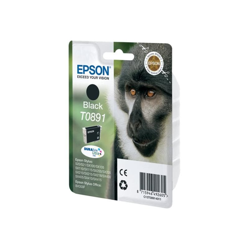 EPSON T0891 Schwarz Tintenpatrone