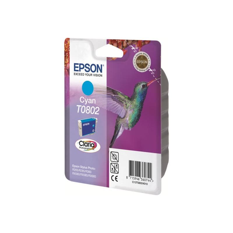 EPSON T0802 Cyan Tintenpatrone