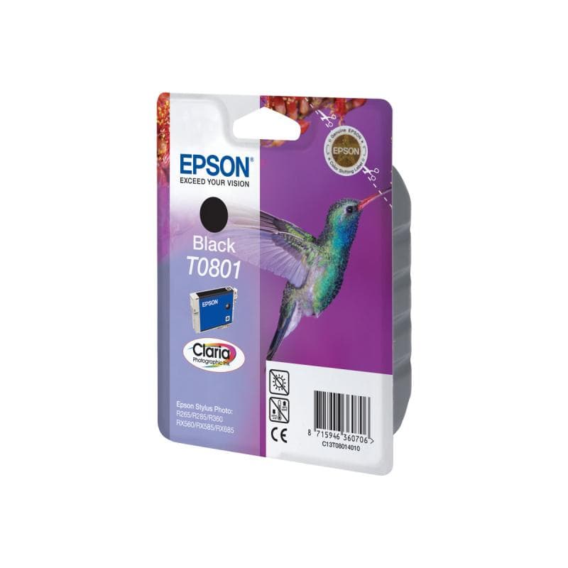 EPSON T0801 Schwarz Tintenpatrone