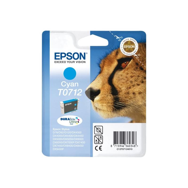 EPSON T0712 Cyan Tintenpatrone