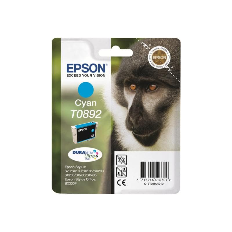 EPSON T0892 Cyan Tintenpatrone