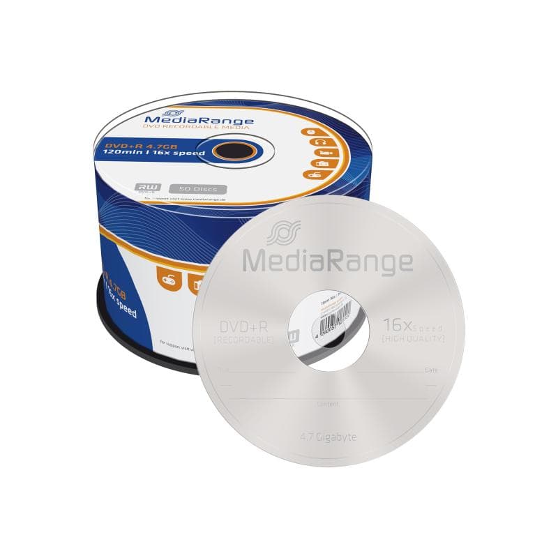 DVD+R MediaRange 16x MC 4,7GB  50St