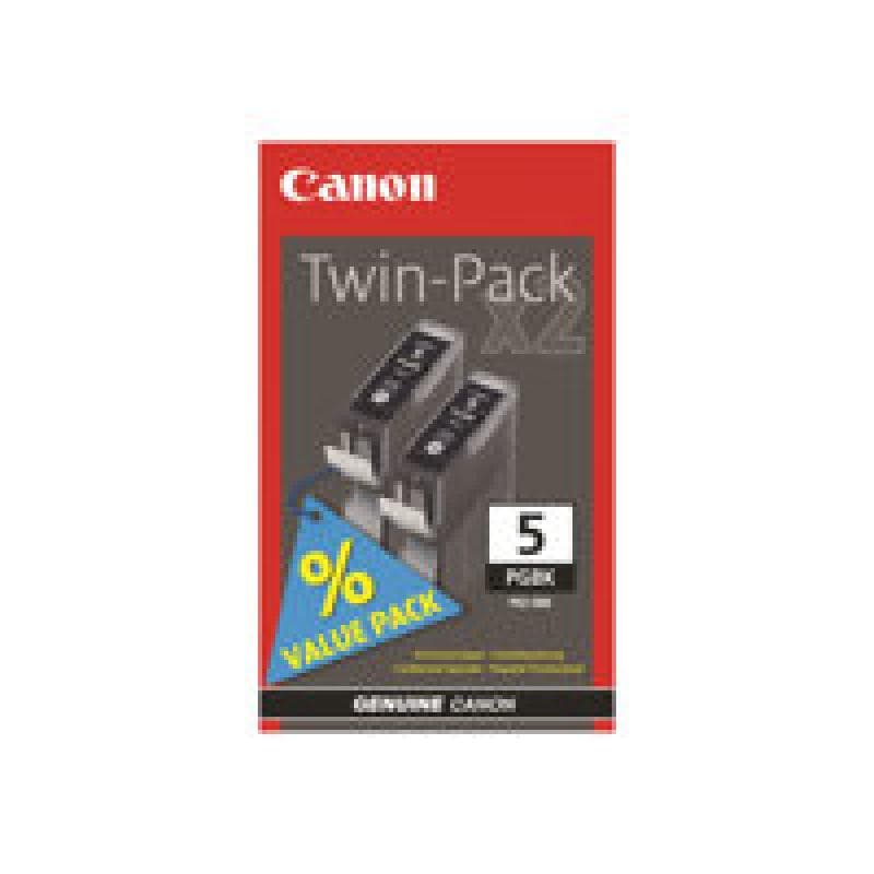 CANON PGI 5 Black Twin Pack 2er Pack Schwarz Tintenbehälter
