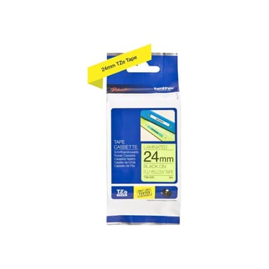 Brother Schriftbandkassette TZEC51 gelb/schwarz