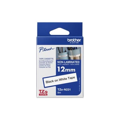 BROTHER Tape TZEN231/s/w/8m/12mm/no lamin/PT1000