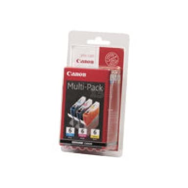 CANON BCI 6 Multipack 3er Pack Gelb, Cyan, Magenta Tintenbehälter