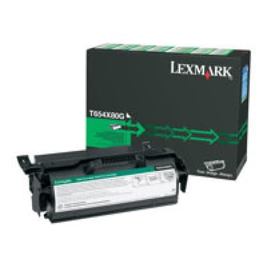 LEXMARK Besonders hohe Ergiebigkeit Schwarz Tonerpatrone