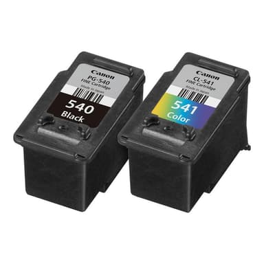 CANON PG 540 / CL 541 Multipack 2er Pack Schwarz, Farbe (Cyan, Magenta, Gelb) Tintenpatrone