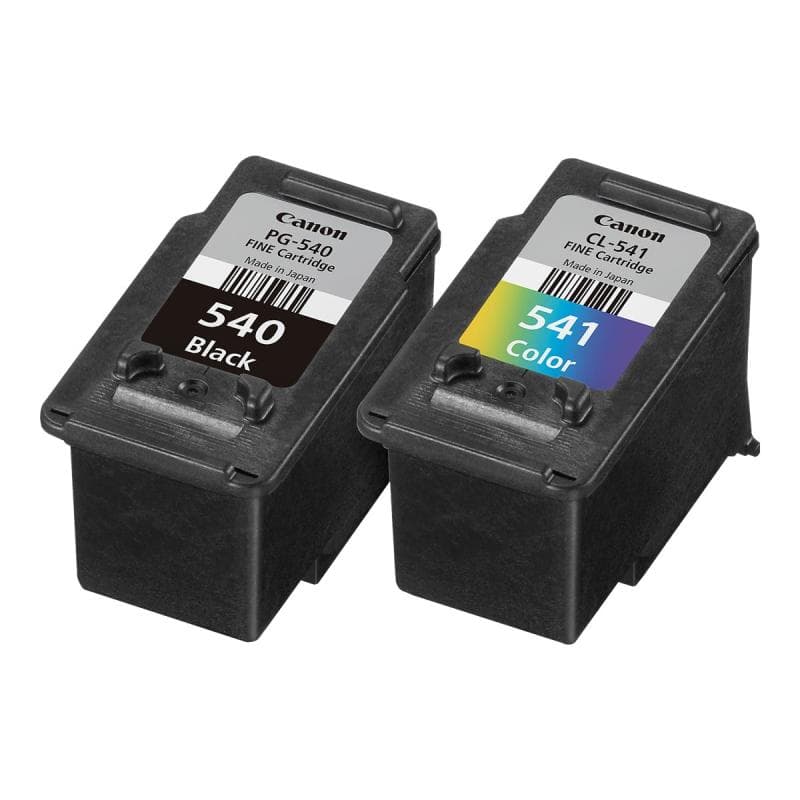CANON PG 540 / CL 541 Multipack 2er Pack Schwarz, Farbe (Cyan, Magenta, Gelb) Tintenpatrone
