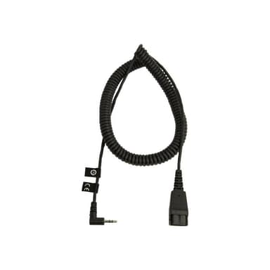 JABRA Anschlusskabel QD auf 2,5mm Klinke, gewinkelt, spiral