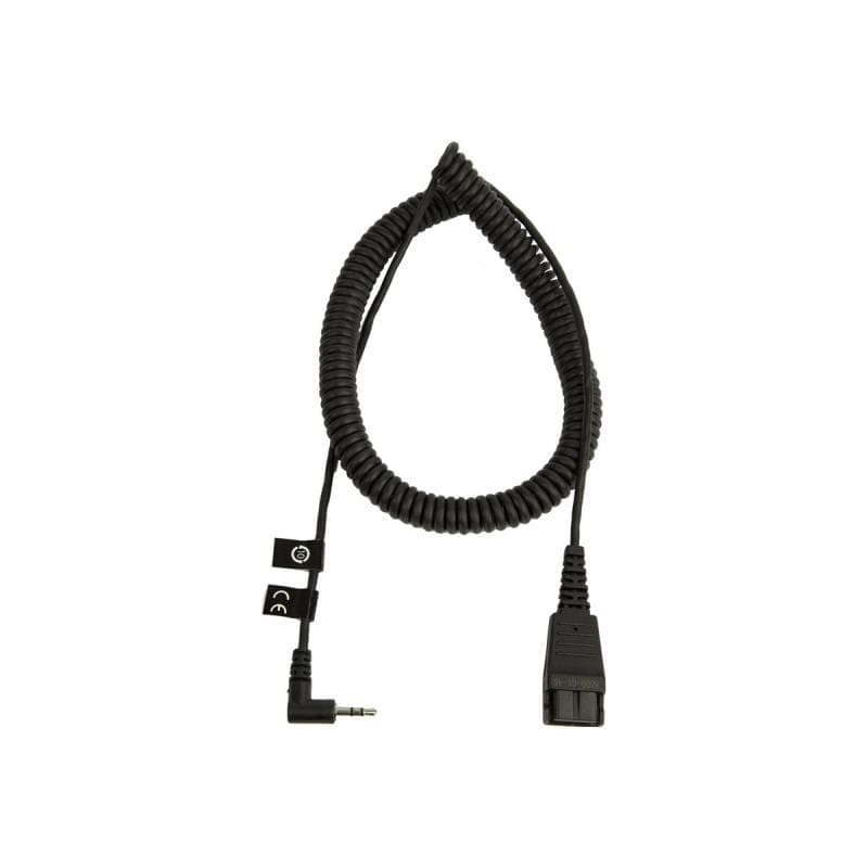 JABRA Anschlusskabel QD auf 2,5mm Klinke, gewinkelt, spiral