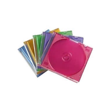 HAMA 1x25 Hama CD-Leerhülle Slim Box farbig 51166